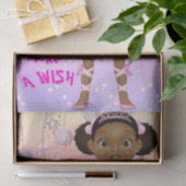 African American Ballerina Fairy Princess Tissuepapier (Geschenk)