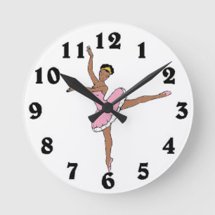 African American Ballerina Wall klok