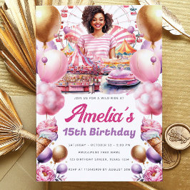 African American Birthday Amusement Park Kaart