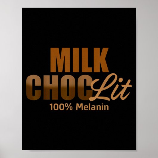 African American Black Afro Women Milk Choc-lit 10 Poster (Voorkant)