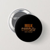 African American Black Afro Women Milk Choc-lit 10 Ronde Button 5,7 Cm (Voorkant /achterkant)
