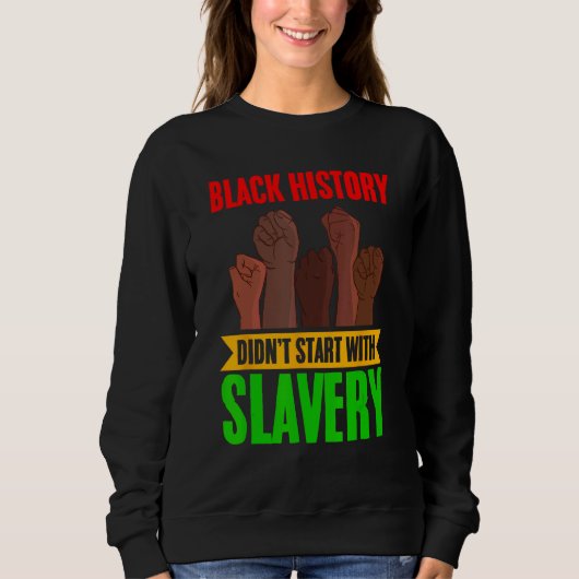 African American Black History Month African Herit Trui (Voorkant)