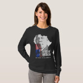 African American Booker T Washington Black History T-shirt (Voorkant volledig)