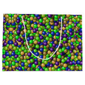 African American Boy Birthday Groot Cadeauzakje (Achterkant)