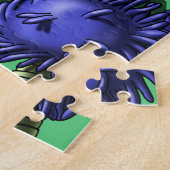 African American Boy en Ostrich Legpuzzel (Zijkant)
