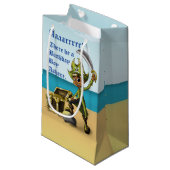 African American Boy Pirate Klein Cadeauzakje (Voorkant Gekanteld)