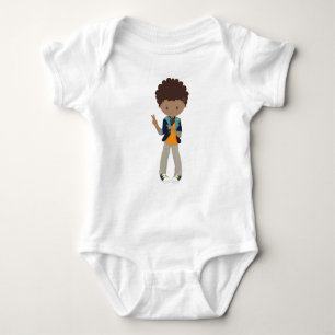African American Boy, Rock Boy, Band Singer, Muzie Romper