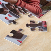 African American Boy Valentijn Puzzel (Zijkant)