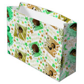 African American Boys and Stars Verjaardag Groot Cadeauzakje (Achterkant Gekanteld)