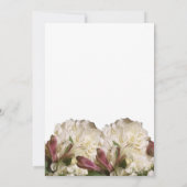 African American Bride & Groom White Wedding  Kaart (Achterkant)