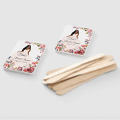 African American Bride Vrijgezellenfeest FAn Handwaaier (Niet-gemonteerd)