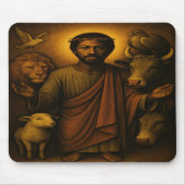 African American Christian Art Mouse Pad Muismat (Voorkant)