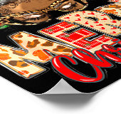 African American Christmas African Black Xmas Mom Poster (Hoek)