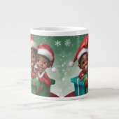African American Christmas Elf Specialty Mok (Voorkant)