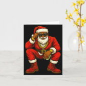African American Christmas Funny African American  Kaart (Gele Bloem)