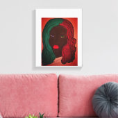 African American Colorful Wall Art Canvas Afdruk (Insitu (Woonkamer))