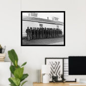 African American Company E 1865 Poster (Thuiskantoor)