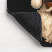 African American Cool Santa Claus Christmas Pajama Muismat (Hoek)