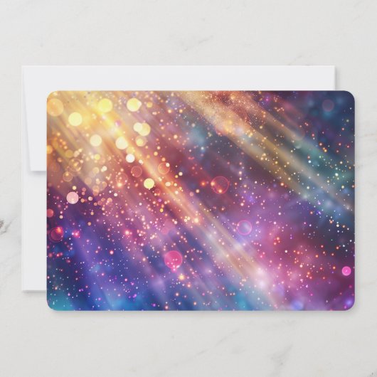 African American Disco Diva 70s Disco Uitnodiging (Achterkant)