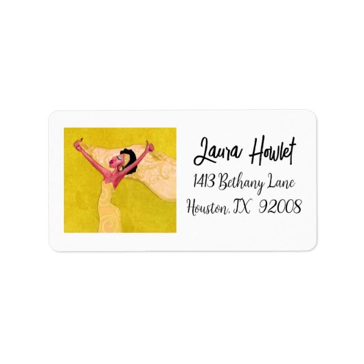 "African American Diva" Label (Voorkant)