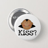 African American Dracula Kiss Ronde Button 5,7 Cm (Voorkant /achterkant)