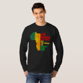 African American Every Month Pride Proud Black His T-shirt (Voorkant volledig)