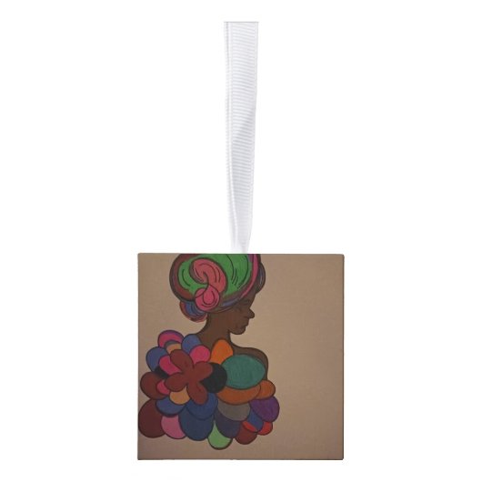 African-American Fairy Cube Ornament (Rechts)