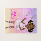 African American Fairy Princess Ballerina Legpuzzel (Horizontaal)