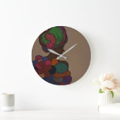 African American Fairy Wall Clock Grote Klok (Huis)