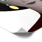 African American Female Portrait Poster (Hoek)