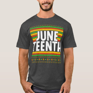 African American Freedom Black History Junetee T-shirt
