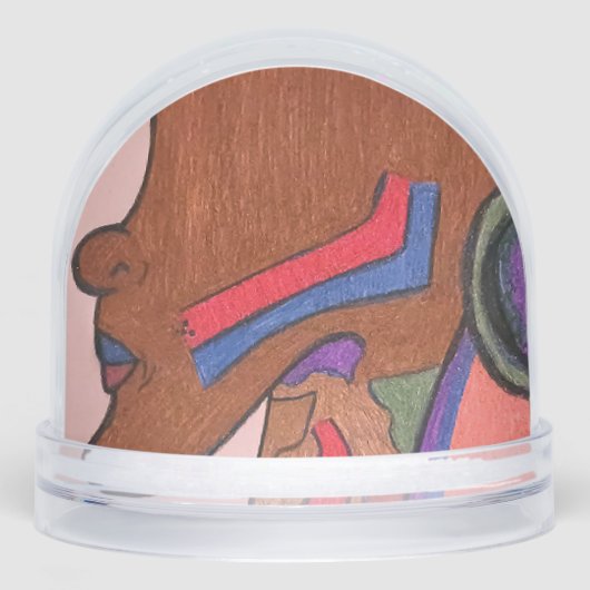 African-American Futuristic  Sneeuwbol (Voorkant)