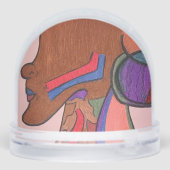 African-American Futuristic  Sneeuwbol (Achterkant)