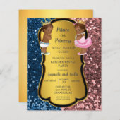 African American Gender Reopenbaart Gold Glitter I (Voorkant / Achterkant)