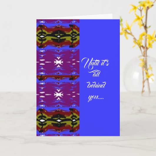 African American get well wish Kaart (Gele Bloem)