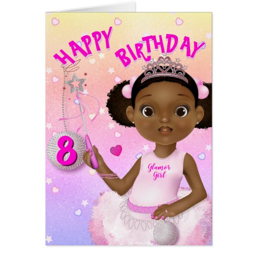 African American Girl Fairy Princess Ballerina (Voorkant)