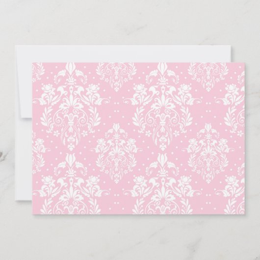 African American Girl First Community Damask Kaart (Achterkant)