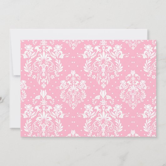 African American Girl First Community Damask Kaart (Achterkant)