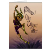 African American Girl Superheld (Voorkant)