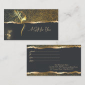 African American Hairdresser Confetti Border Black Kortingskaartje (Voorkant / Achterkant)