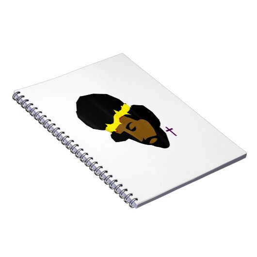 African American Jesus Black Jesus Art Notitieboek (Rechterzijde)