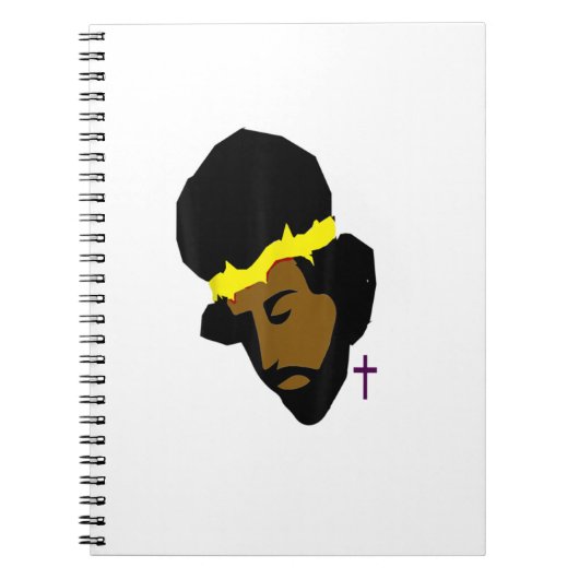 African American Jesus Black Jesus Art Notitieboek (Voorkant)