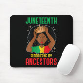 African American Juneteenth Herinnering aan mijn v Muismat (Met muis)