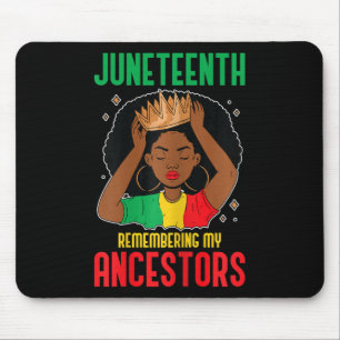 African American Juneteenth Herinnering aan mijn v Muismat