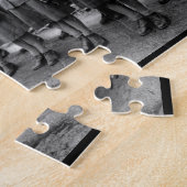 African American Kantoor Inspections Troops Legpuzzel (Zijkant)