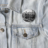 African American Kantoor Inspections Troops Ronde Button 5,7 Cm (In situ)