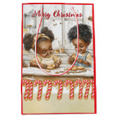 African American Kids Gift Bag Medium Cadeauzakje (Voorkant)