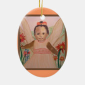 African American Little Angel Ornament (Achterkant)