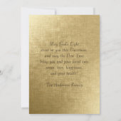 African American Madonna Flat Christmas Cards Feestdagenkaart (Achterkant)