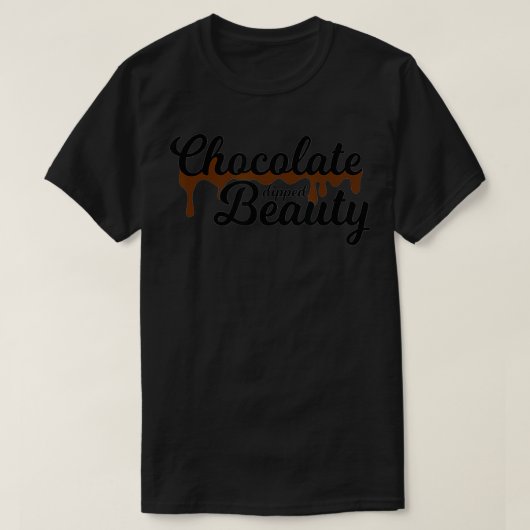 African American Moederdag Black Ma Art Chocol T-shirt (Design voorkant)